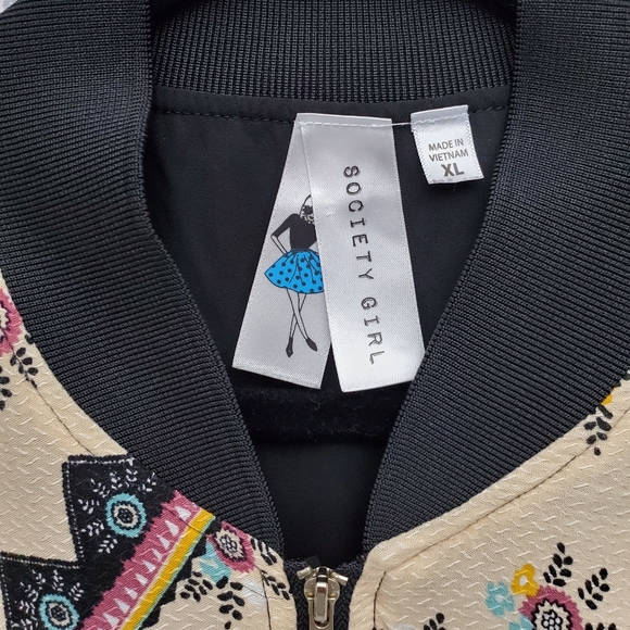 NWOT Tribal Varsity Style Jacket - Picture 5 of 15